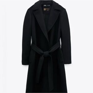 Zara Manteco Peacoat with belt